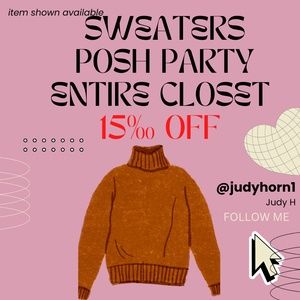 POSH PARTY SPECIAL DKNY Crew Neck, Metallic Hints  Ruffle Sleeve Sweater